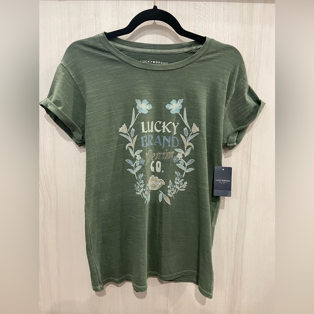 Lucky Brand Wreath Tee